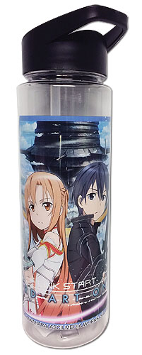 Sword Art Online - Kirito & Asuna Tritan Water Bottle, an officially licensed product in our Sword Art Online Mugs & Tumblers department.