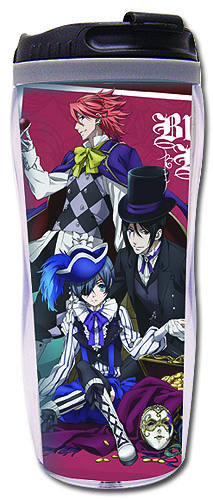 Black Butler - Red Group Tumbler, an officially licensed product in our Black Butler Mugs & Tumblers department.