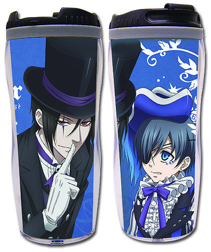 Black Butler Boc - Group W/ Flower Tumbler, an officially licensed Black Butler Book Of Circus product at B.A. Toys.