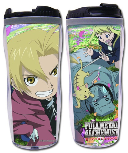 Fullmetal Alchemist Brotherhood - Group In Garden Tumbler, an officially licensed product in our Fullmetal Alchemist Mugs & Tumblers department.