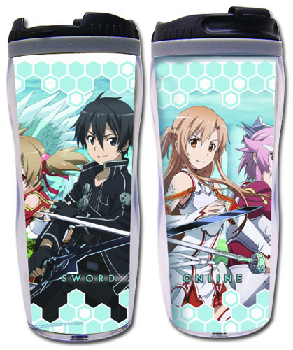 Sword Art Online - Group #1 Tumbler, an officially licensed product in our Sword Art Online Mugs & Tumblers department.