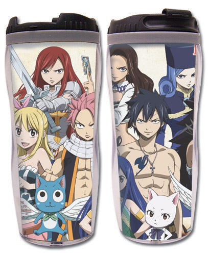 Fairy Tail - Group #2 Tumbler, an officially licensed product in our Fairy Tail Mugs & Tumblers department.