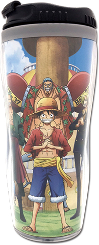 One Piece - Group In The Ship Tumbler, an officially licensed product in our One Piece Mugs & Tumblers department.
