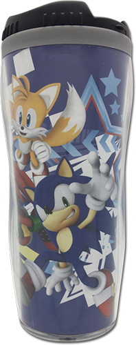 Sonic The Hedgehog - Sonic, Tails & Knuckles Tumbler, an officially licensed product in our Sonic Mugs & Tumblers department.
