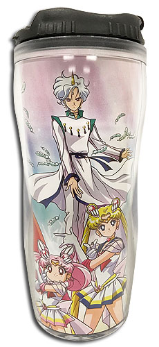 Sailor Moon Supers - Group #4 Tumbler, an officially licensed product in our Sailor Moon Mugs & Tumblers department.