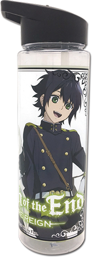 Seraph Of The End - Yuichiro & Mikaela Tritan Water Bottle, an officially licensed product in our Seraph Of The End Mugs & Tumblers department.