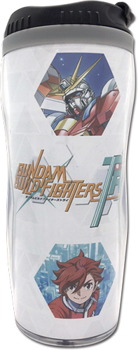 Gundam Build Fighters Try - Group Tumbler, an officially licensed product in our Gundam Build Fighters Try Mugs & Tumblers department.
