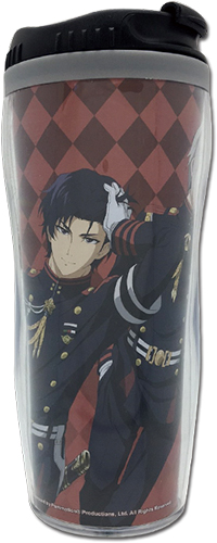 Seraph Of The End - Guren & Shinya Tumbler, an officially licensed product in our Seraph Of The End Mugs & Tumblers department.