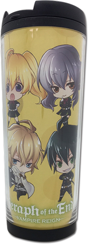 Seraph Of The End - Sd Group Tumbler, an officially licensed product in our Seraph Of The End Mugs & Tumblers department.