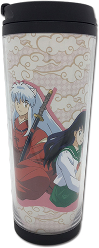 Inuyasha - Inuyasha & Kagome Tumbler, an officially licensed product in our Inuyahsa Mugs & Tumblers department.