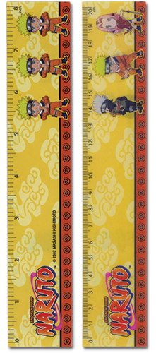 Naruto Group Lenticular Ruler (5 Pcs/Pack), an officially licensed product in our Naruto Stationery department.