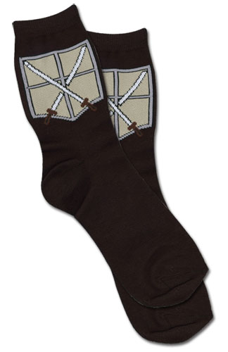 Attack On Titan - Cadet Corps Emblem Socks, an officially licensed product in our Attack On Titan Costumes & Accessories department.
