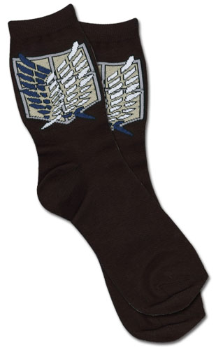 Attack On Titan - Scout Regiment Emblem Socks, an officially licensed product in our Attack On Titan Costumes & Accessories department.
