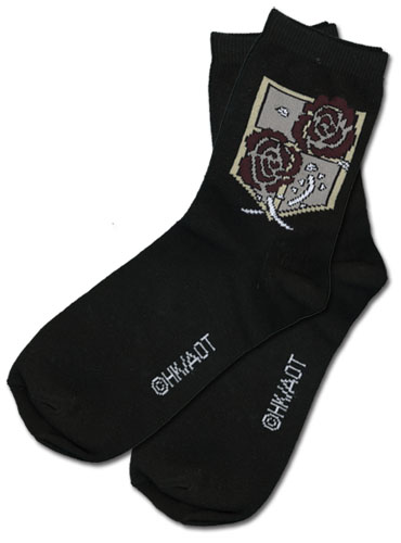 Attack On Titan - Stationary Guard Emblem Socks, an officially licensed product in our Attack On Titan Costumes & Accessories department.