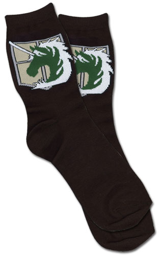 Attack On Titan - Military Police Regiment Emblem Socks, an officially licensed product in our Attack On Titan Costumes & Accessories department.