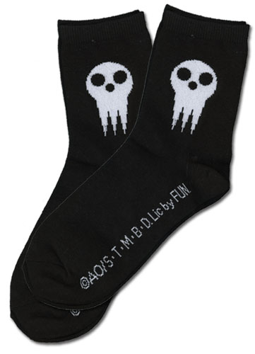 Soul Eater - Shinigami Skull Socks, an officially licensed product in our Soul Eater Costumes & Accessories department.