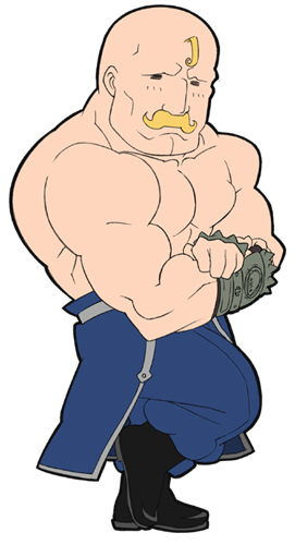 Fullmetal Alchemist Alex Patch, an officially licensed product in our Fullmetal Alchemist Patches department.