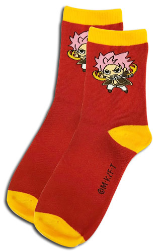 Fairy Tail - S78 Sd Natsu Knitted Socks, an officially licensed product in our Fairy Tail Costumes & Accessories department.
