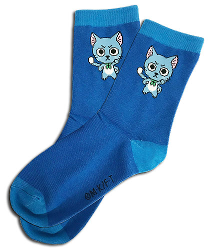 Fairy Tail - Sd Happy Knitted Socks, an officially licensed product in our Fairy Tail Costumes & Accessories department.