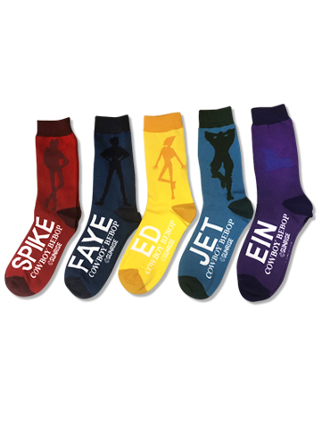 Cowboy Bebop - 5 Pack Sock Set, an officially licensed product in our Cowboy Bebop Costumes & Accessories department.