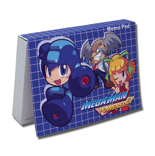 Megaman Powered Up Mega Memo Pad, an officially licensed product in our Mega Man Stationery department.