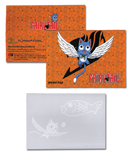 Fairy Tail Happy Memo Pad, an officially licensed product in our Fairy Tail Stationery department.