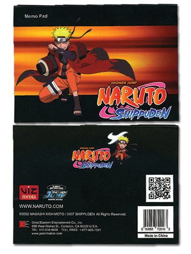 Naruto Shippuden Memo Pad, an officially licensed product in our Naruto Shippuden Stationery department.