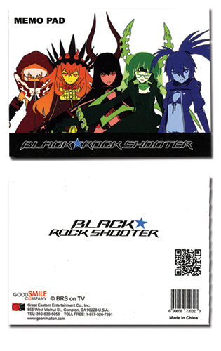 Black Rock Shooter Group Memo Pad, an officially licensed product in our Black Rock Shooter Stationery department.