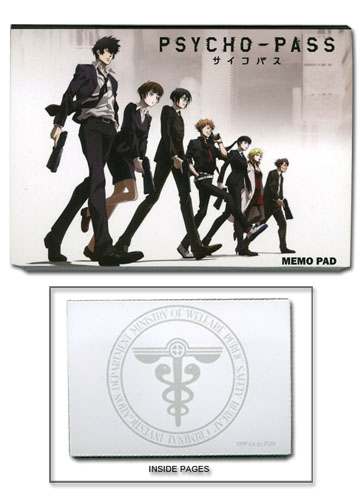 Psycho Pass - Safety Bureau Memo Pad, an officially licensed product in our Psycho-Pass Stationery department.