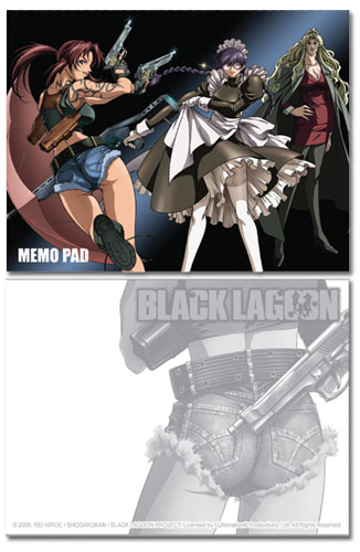 Black Lagoon - Memo Pad, an officially licensed product in our Black Lagoon Stationery department.