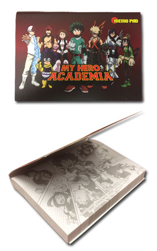 My Hero Academia - Group Hero Ver. Memo Pad, an officially licensed product in our My Hero Academia Stationery department.