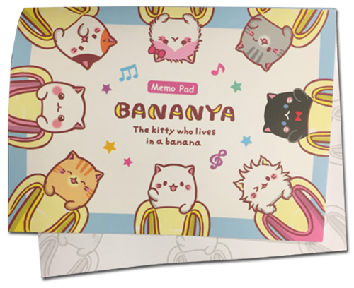 Bananya - Bananya Group Memo Pad, an officially licensed product in our Bananya Stationery department.
