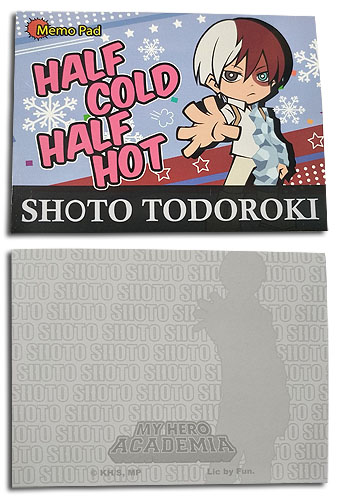 My Hero Academia - Shoto Memo Pad, an officially licensed product in our My Hero Academia Stationery department.