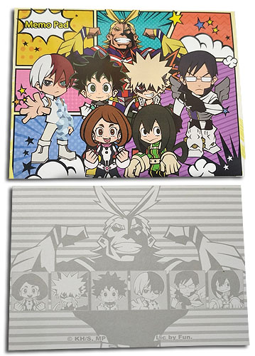 My Hero Academia - Sd Group Memo Pad, an officially licensed product in our My Hero Academia Stationery department.