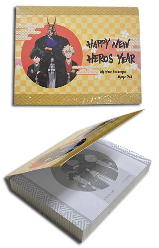 My Hero Academia - Happy New Year Memo Pad, an officially licensed product in our My Hero Academia Stationery department.