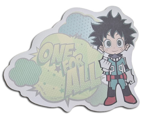 My Hero Academia - Sd Deku Die-Cut Memo Pad, an officially licensed product in our My Hero Academia Stationery department.