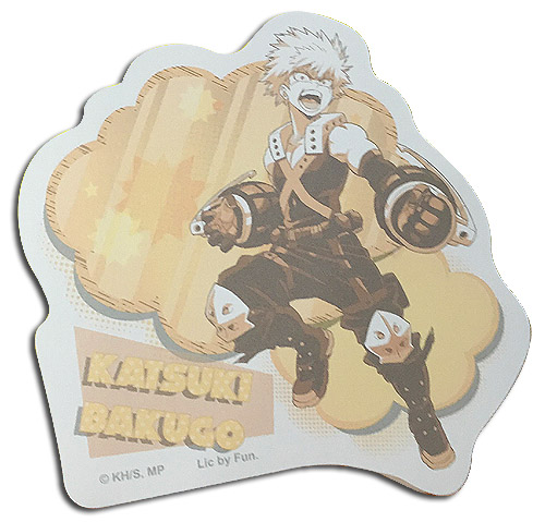 My Hero Academia - Katsuki Bakugo Die-Cut Memo Pad, an officially licensed product in our My Hero Academia Stationery department.