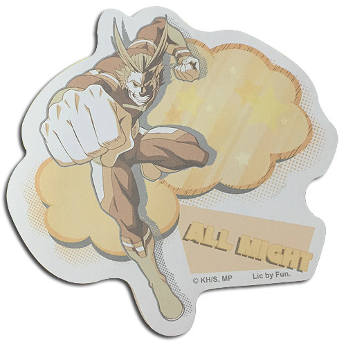 My Hero Academia - All Might Die-Cut Memo Pad, an officially licensed product in our My Hero Academia Stationery department.