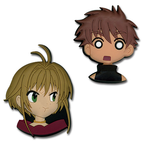 Tsubasa Sakura & Syaoran Pin Set, an officially licensed product in our Tsubasa Pins & Badges department.