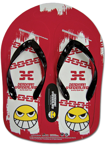 Deadman Wonderland Smile Face & Chained Sandal 28Cm, an officially licensed product in our Deadman Wonderland Sandals department.