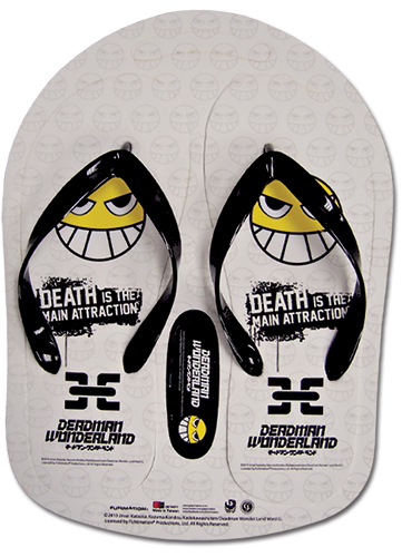 Deadman Wonderland Smile Face Pattern Sandal 28 Cm, an officially licensed product in our Deadman Wonderland Sandals department.