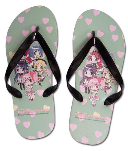 Madoka Magica - Madoka, Sayaka & Mami Girl's Sandal, an officially licensed product in our Madoka Magica Sandals department.