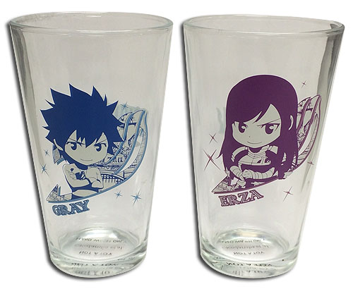 Fairy Tail - Set 2 Waterglass, an officially licensed product in our Fairy Tail Mugs & Tumblers department.