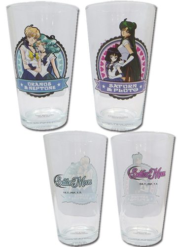 Sailor Moon - Set 3 Waterglass, an officially licensed product in our Sailor Moon Mugs & Tumblers department.