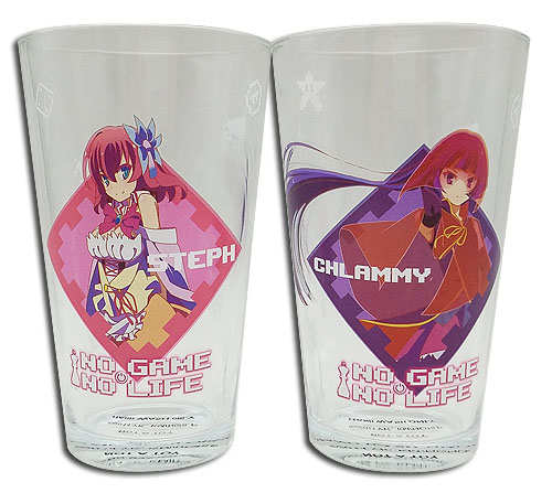 No Game No Life - Set 2 Waterglass, an officially licensed product in our No Game No Life Mugs & Tumblers department.