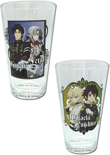 Seraph Of The End - Set 1 Waterglass, an officially licensed product in our Seraph Of The End Mugs & Tumblers department.