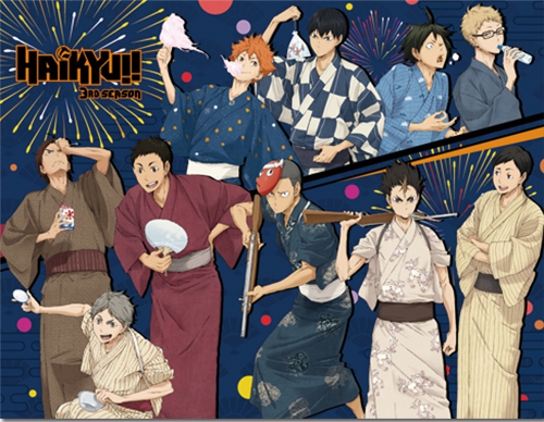 Haikyu!! - Group Bathrobe Throw Blanket, an officially licensed product in our Haikyu!! Blankets & Linen department.
