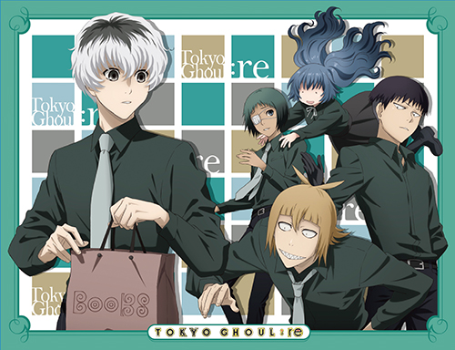 Tokyo Ghoul:Re - Group Sublimation Throw Blanket, an officially licensed product in our Tokyo Ghoul Blankets & Linen department.