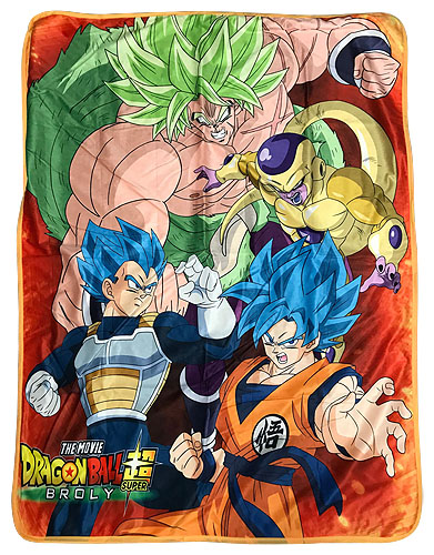 Dragon Ball Super Broly - Group Sublimation Throw Blanket, an officially licensed product in our Dragon Ball Super Broly Blankets & Linen department.