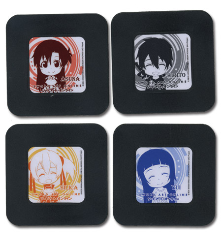 Sword Art Online Set 2 Coasters, an officially licensed product in our Sword Art Online Coasters department.